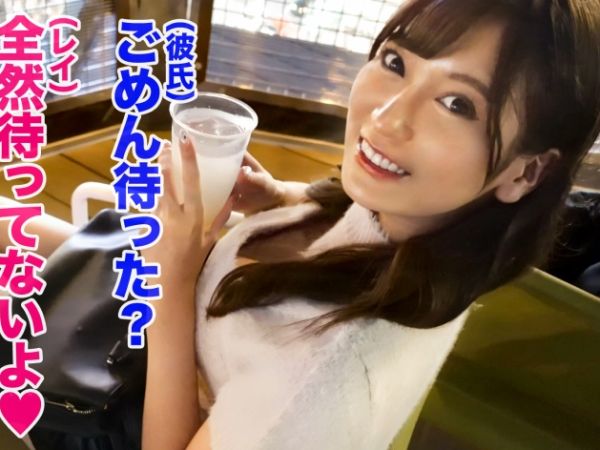 【久々再会♥素人娘の濃厚ご奉仕】「おちんちん、おっきい♥」勃起チンポにデレデレ挨拶フェラ＆パイズリ！ねっとりご奉仕から生チン挿入、ハメ撮りで本気の喘ぎ声が止まらない！