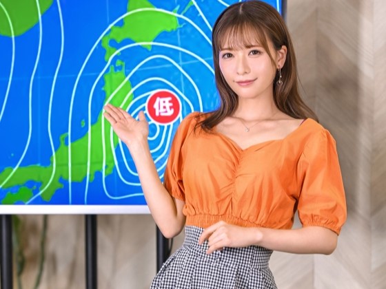 【お天気キャスターの悲劇】『視聴率のために…』スレンダー美女がプロデューサーにセクハラされ、神ボディを舐め回され、肉棒で汚される！！抵抗しても快楽に堕ちていく…♡
